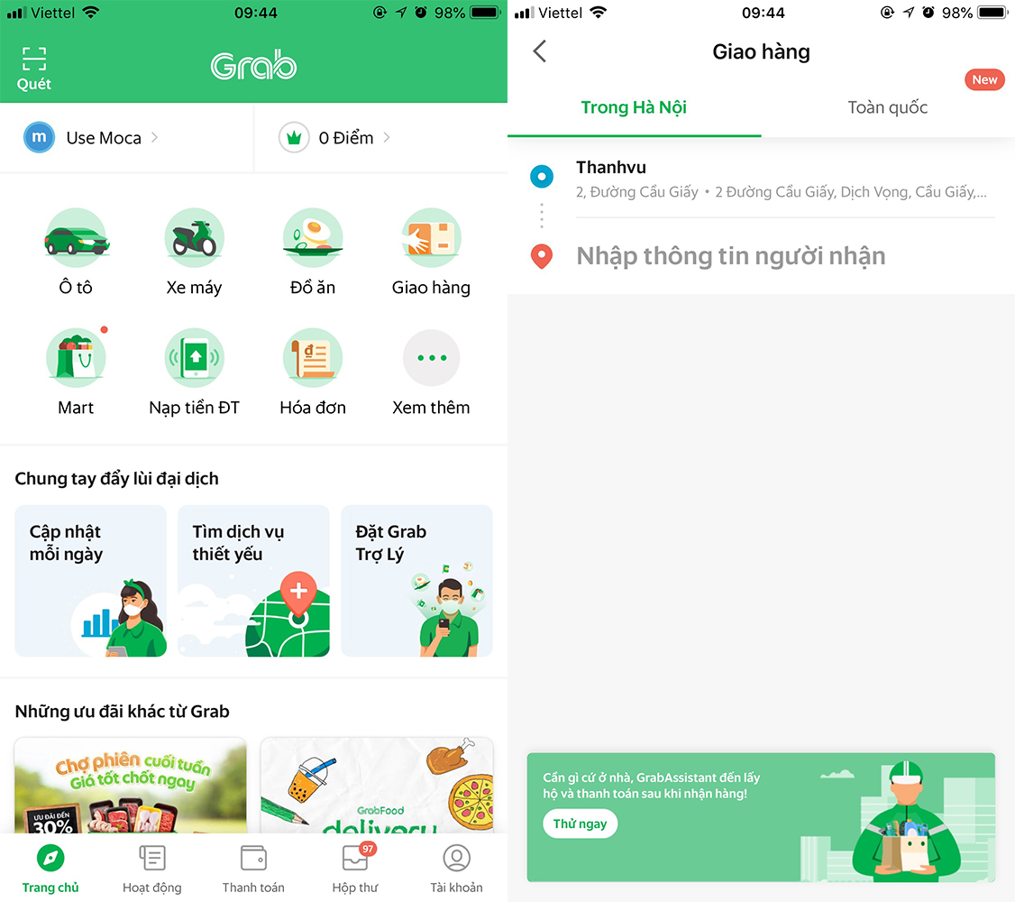 chiến lược marketing của GrabFood