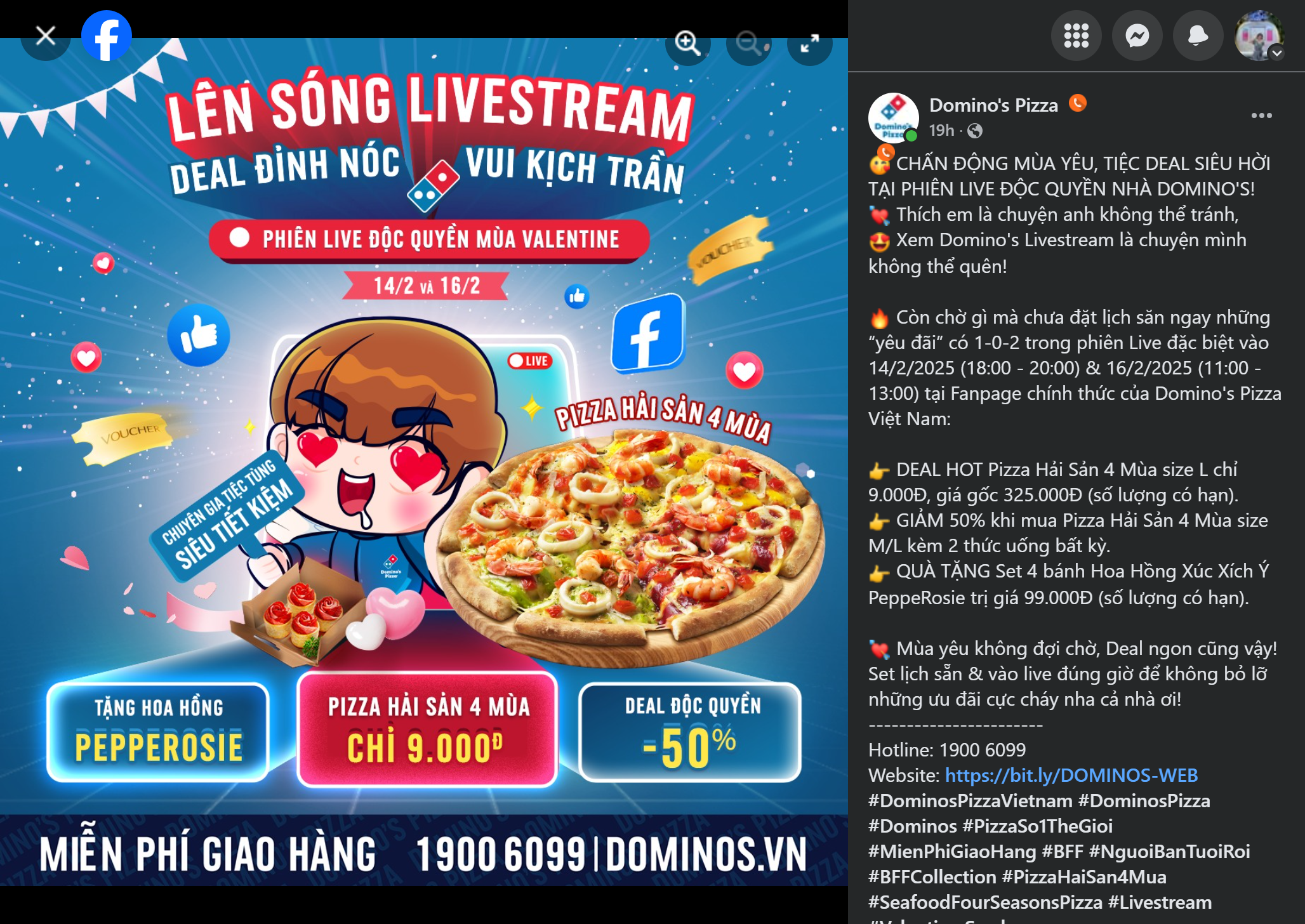 Viết quảng cáo món ăn giới thiệu ưu đãi khủng