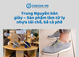 Khách hàng ngỡ ngàng khi bên cạnh cà phê, Trung Nguyên bán cả giày