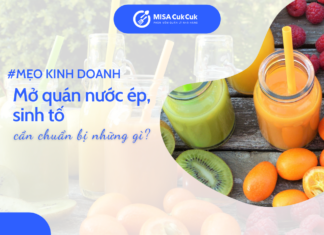 Mở quán nước ép trái cây cần chuẩn bị những gì? Bán có lãi không? mở quán sinh tố nước ép