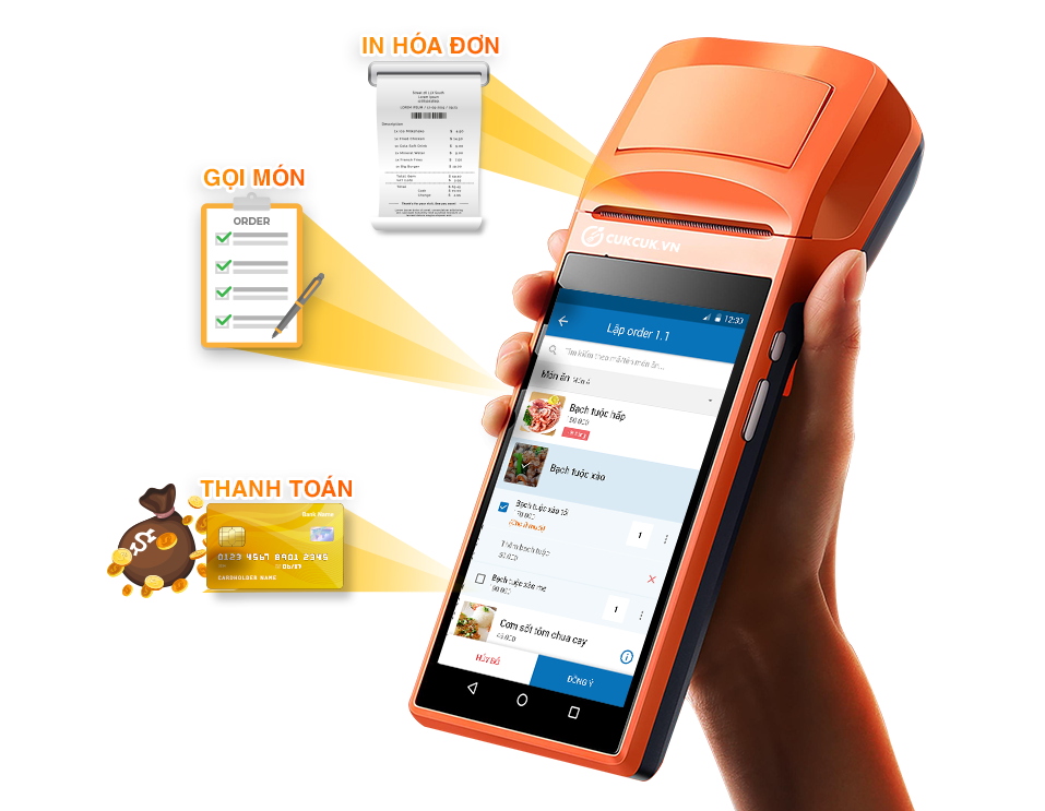 máy tính tiền mini