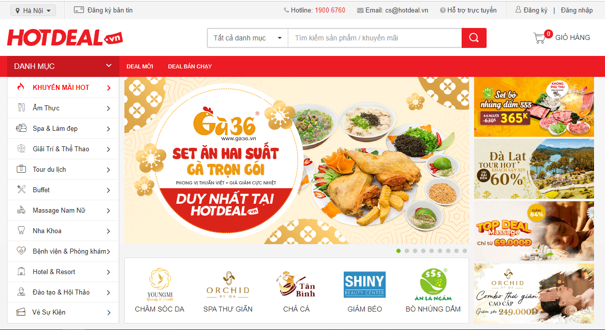 Ưu đãi trên hotdeal