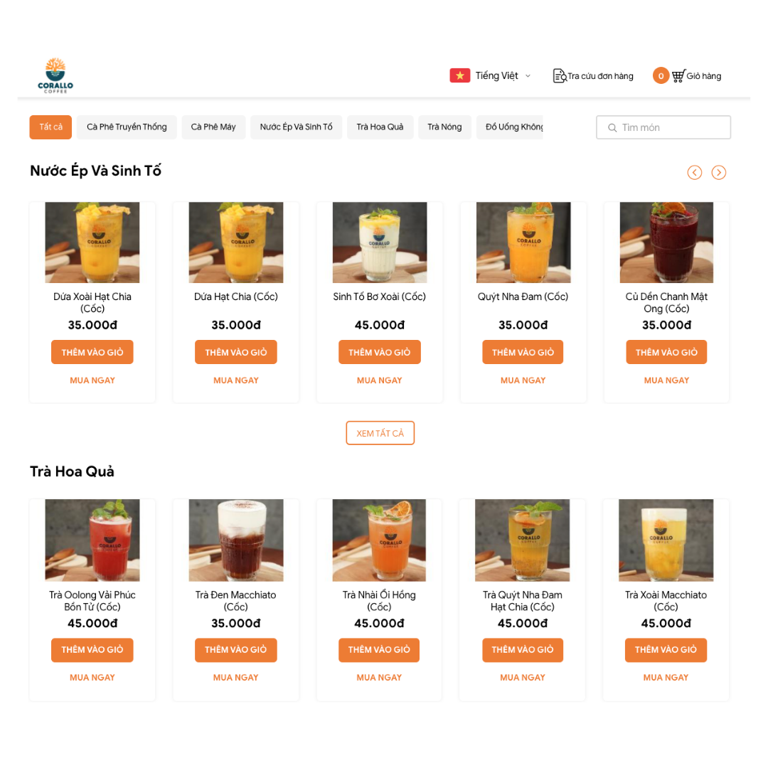 bán hàng trên app giao đồ ăn và website order