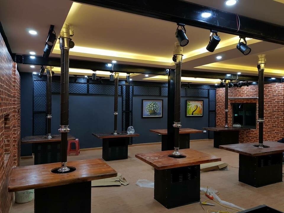 hệ thống hút khói từ trên