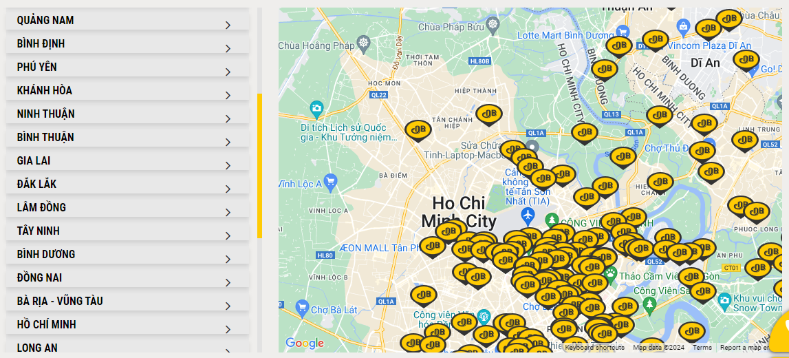 Cửa hàng cafe ông bầu