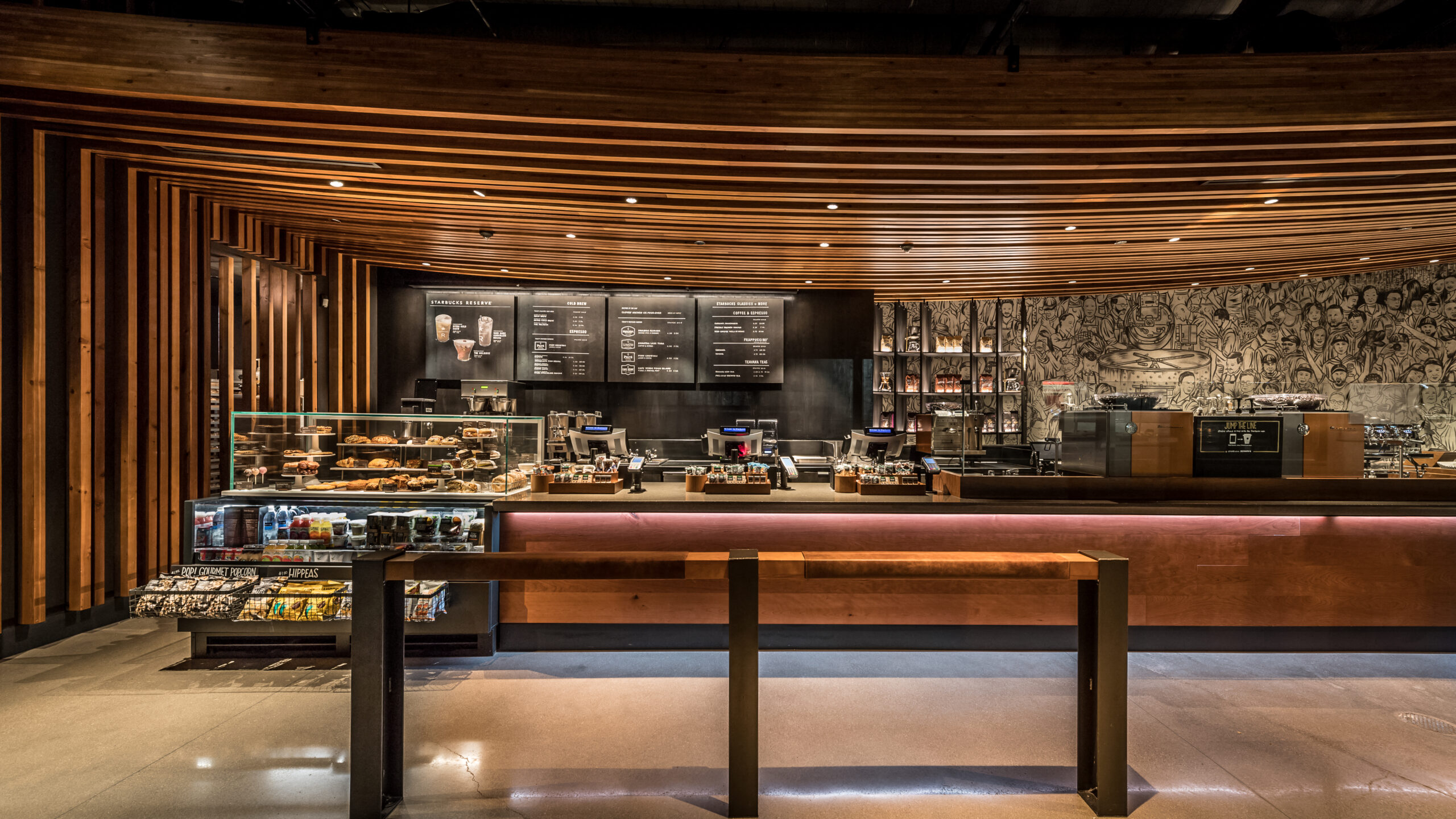 Thiết kế quán cà phê Starbucks phong cách Artisan