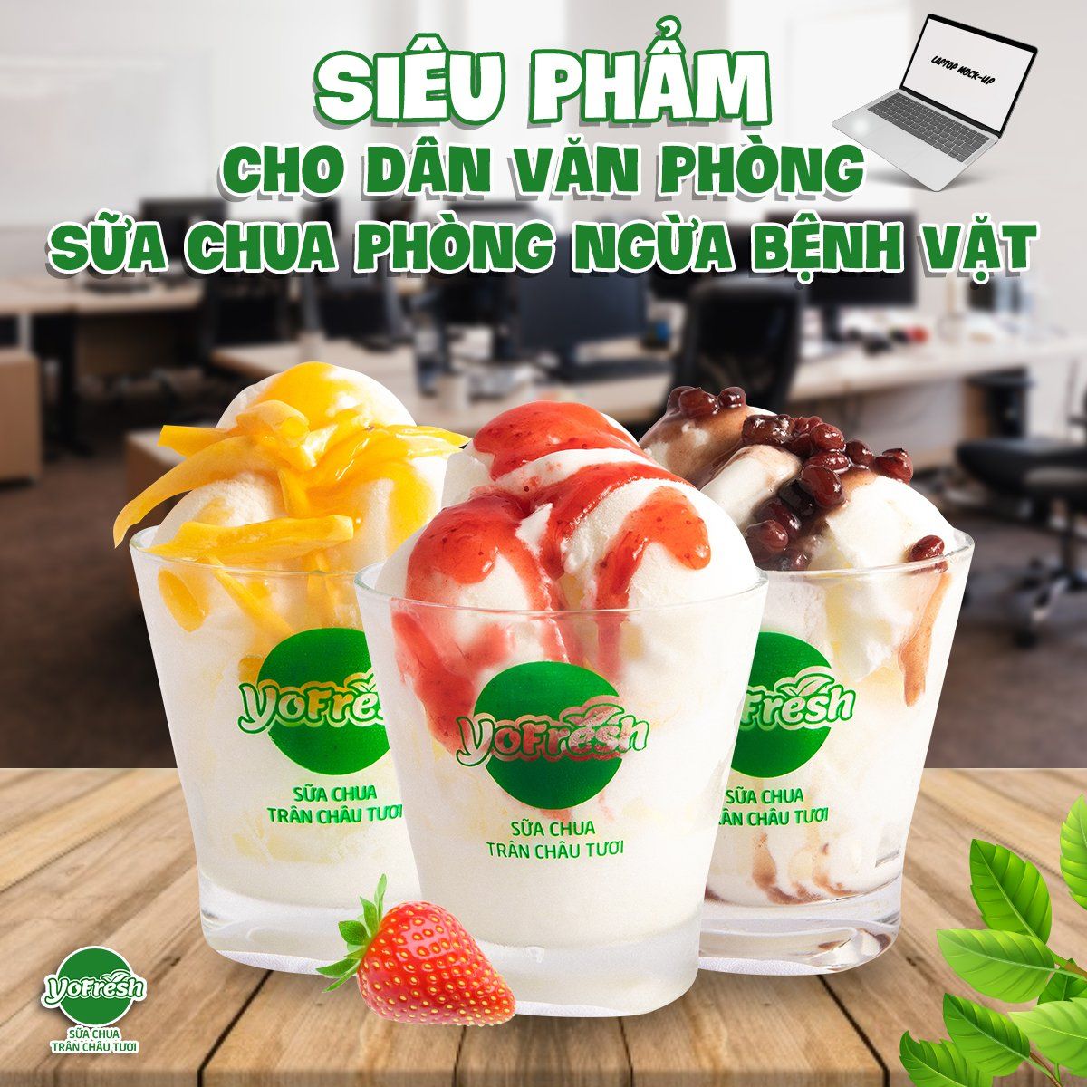 nhượng quyền sữa chua trân châu tươi Yofresh