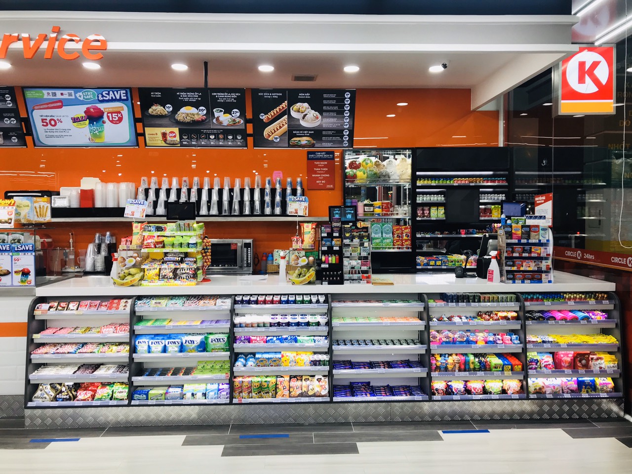 thực đơn circle k