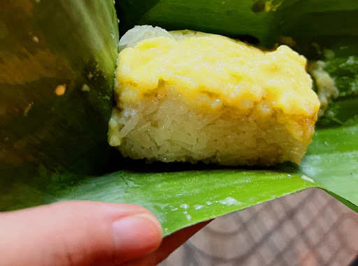 Miếng xôi thơm dẻo ăn cùng cadé béo ngậy