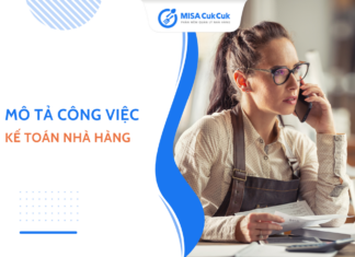 Mô tả chi tiết công việc của kế toán nhà hàng Công việc của kế toán nhà hàng