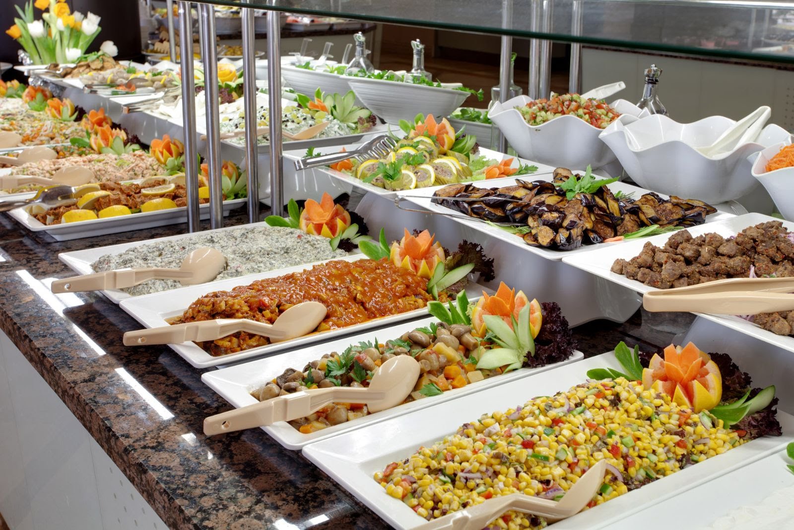 thực đơn buffet nhà hàng