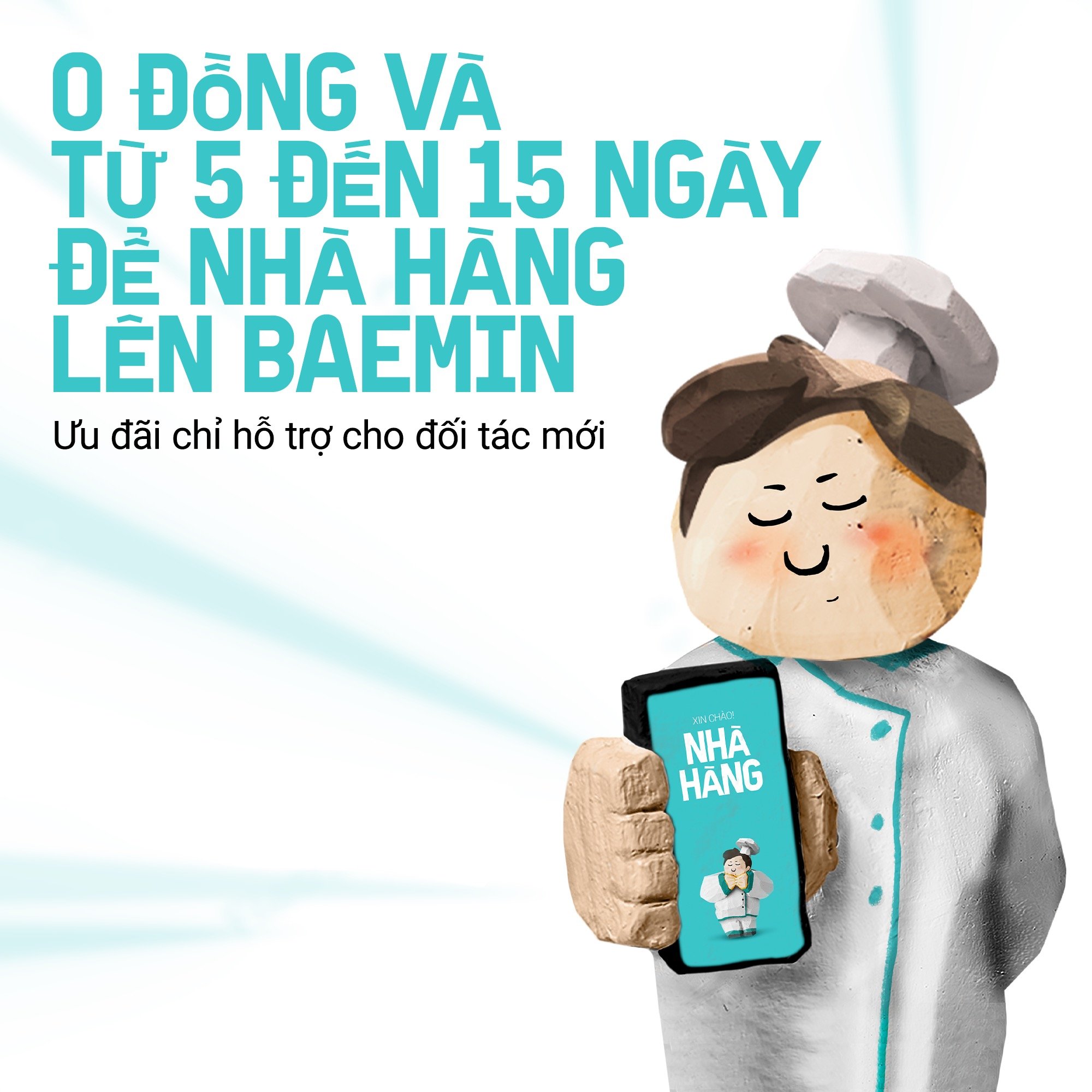 App Baemin đối tác nhà hàng