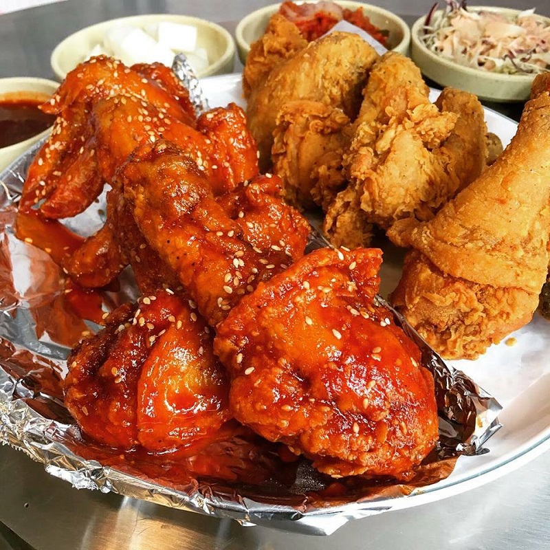 quán gà rán hàn quốc ngon ở hà nội