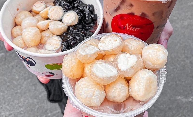 Món trà sữa viên phô mai