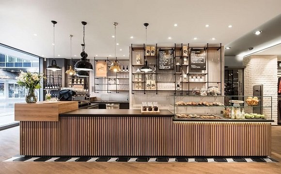 mẫu quầy bar đẹp quán cafe