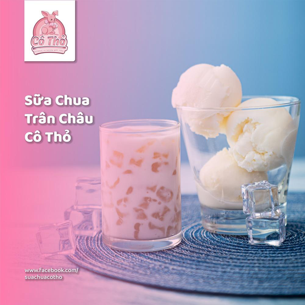 sữa chua trân châu Cô Thỏ