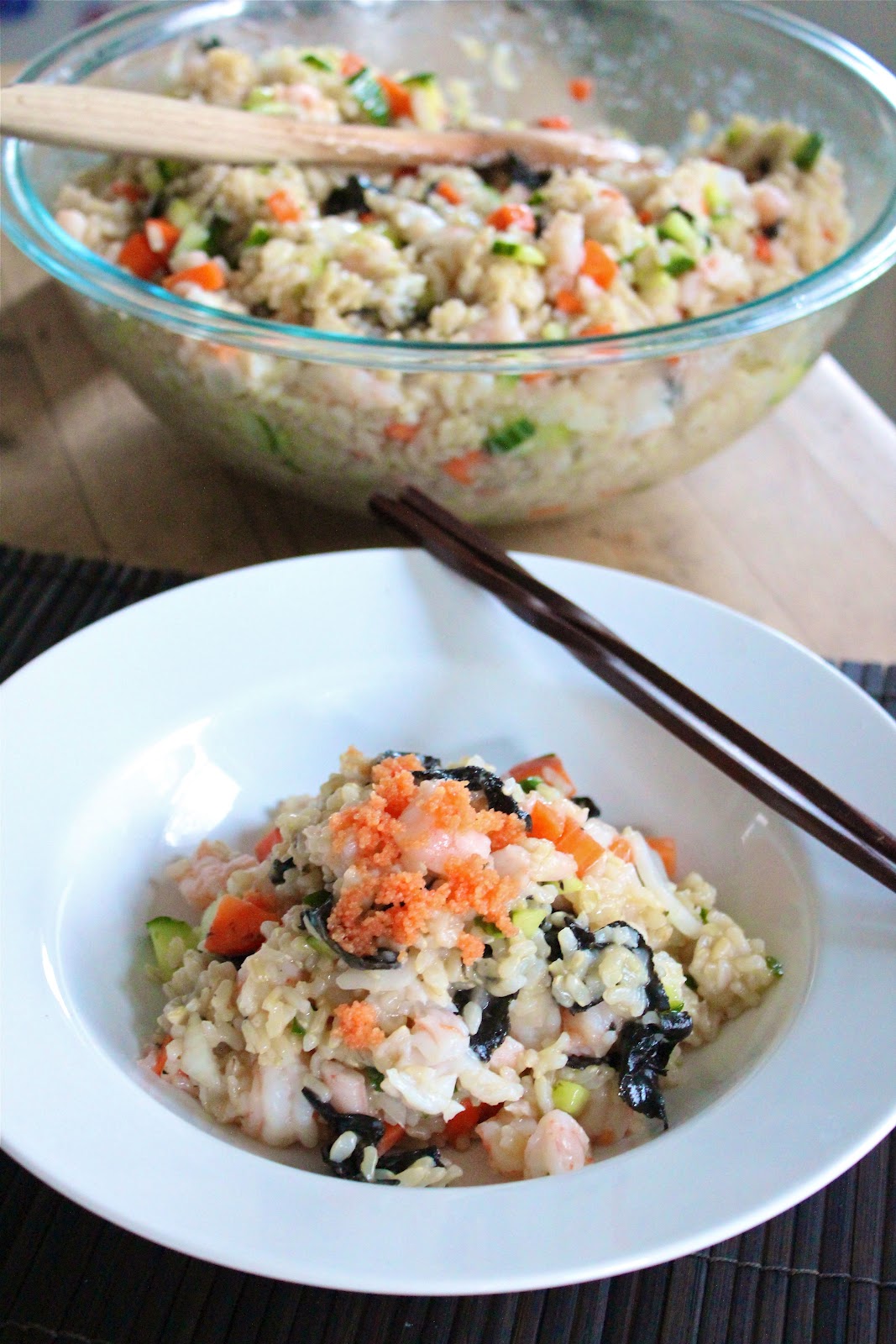 Salad sushi thơm ngon, hấp dẫn