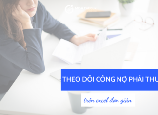 Cách theo dõi công nợ phải thu trên Excel cho người mới kinh doanh
