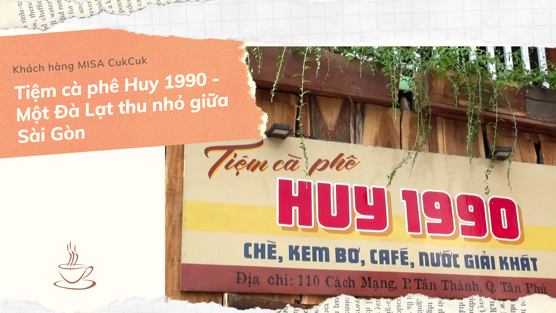 Tiệm cà phê Huy 1990