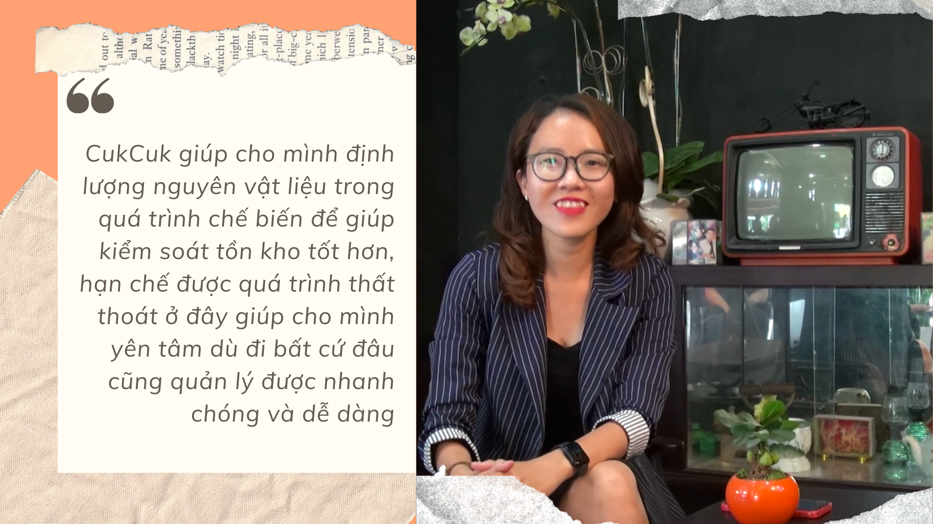 Chị Diễm Thúy chia sẻ