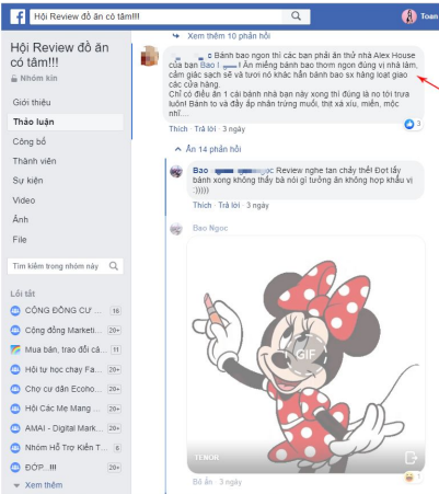 Content seeding Facebook bán đồ ăn online