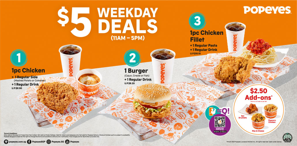 Ưu đãi Popeyes