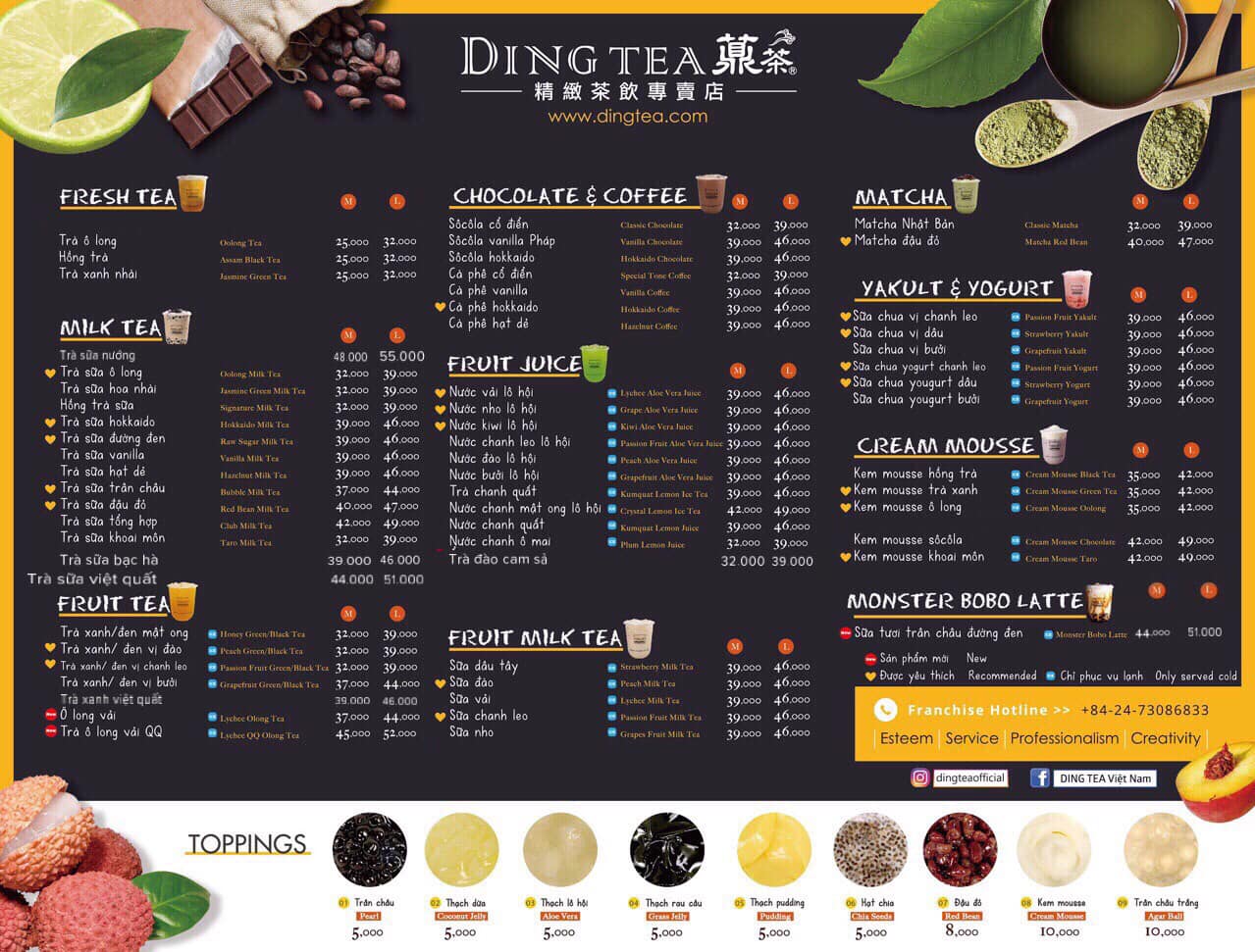 chiến lược marketing của ding tea