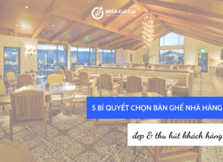 5 bí quyết chọn bàn ghế nhà hàng đẹp và thu hút khách hàng