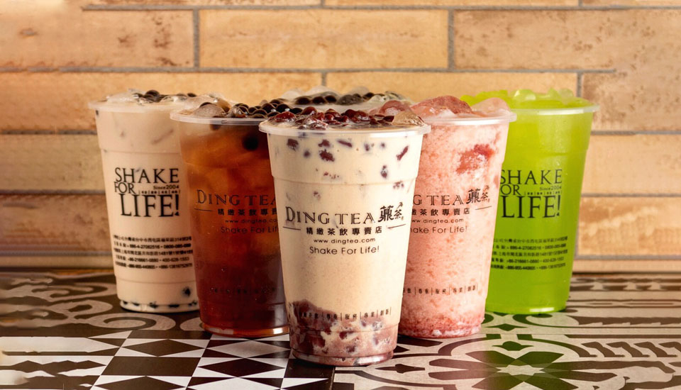 các hương vị của trà sữa ding tea