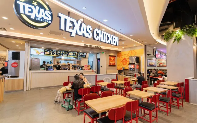 cừa hàng gà rán texas chicken