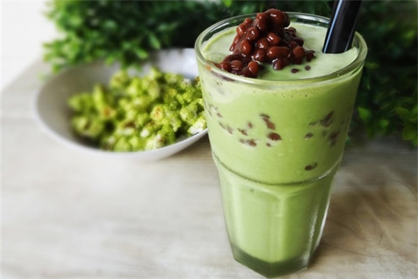 Trà sữa matcha đậu đỏ