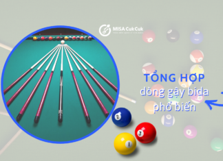Tổng hợp tiêu chí chọn mua và một số dòng gậy bida phổ biến Gậy bida giá rẻ