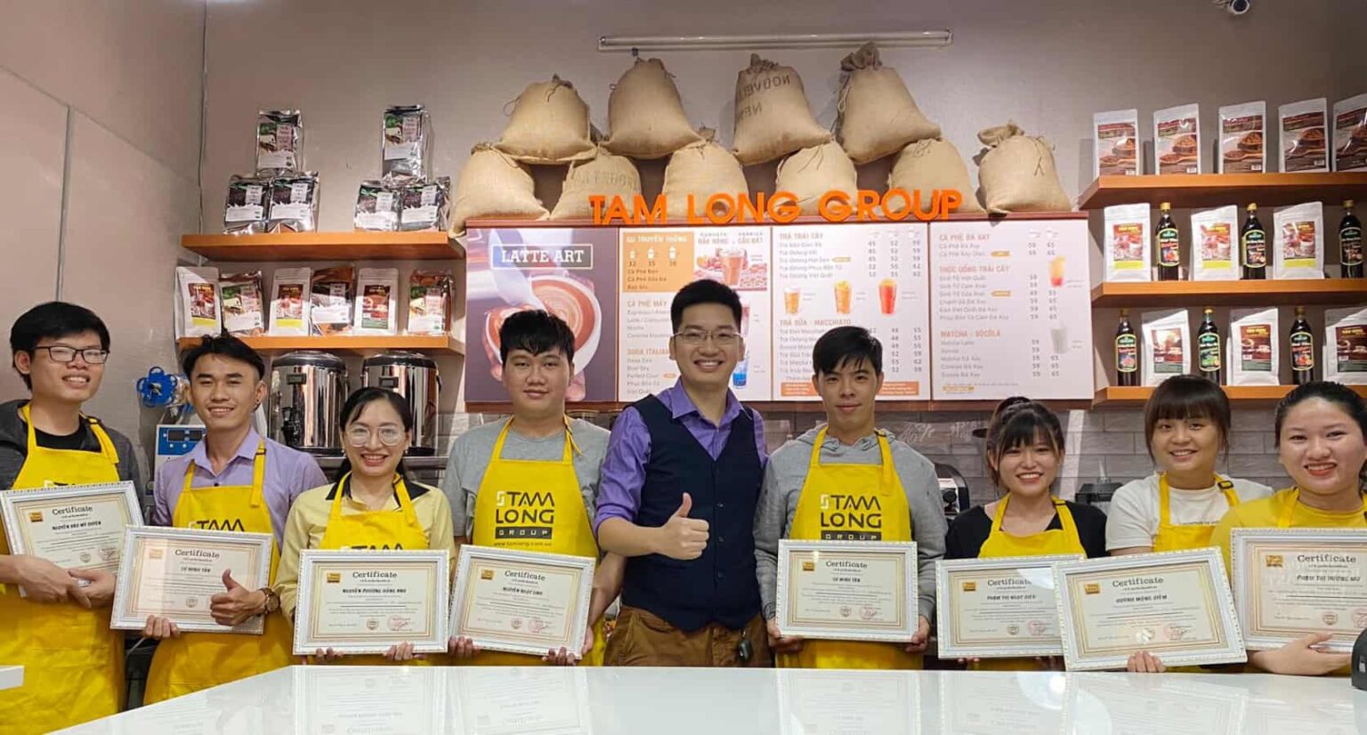 Học pha chế uy tín tại Tam Long Group