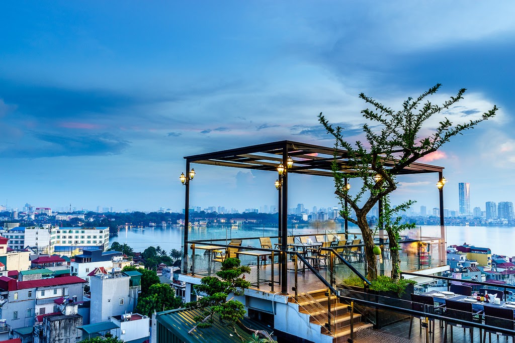 quán cafe sân thượng