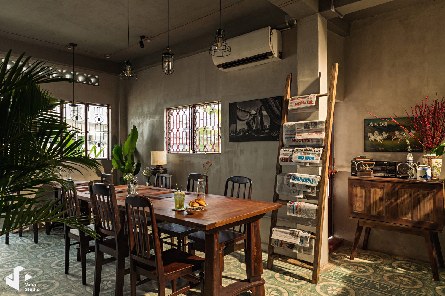 mở quán cafe trong hẻm
