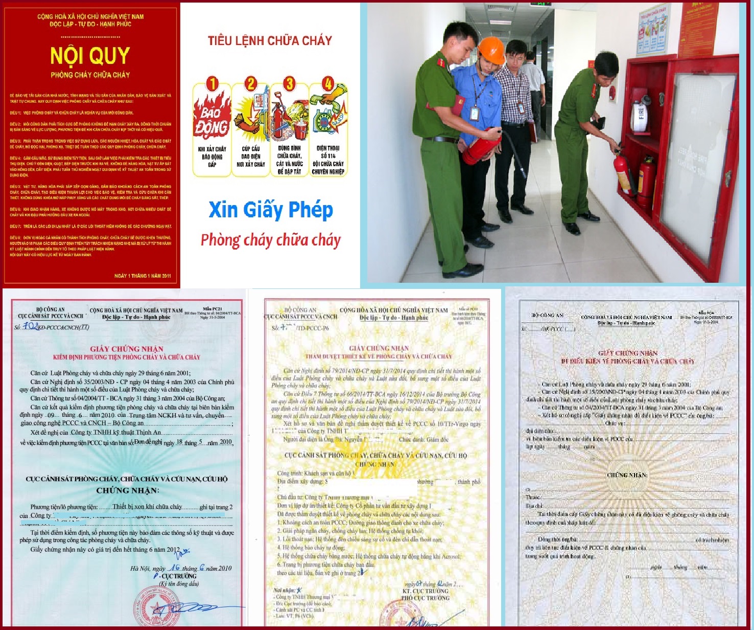 Giấy phép phòng cháy chữa cháy cho nhà hàng