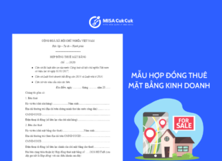 Mẫu hợp đồng thuê mặt bằng kinh doanh mô hình F&B mới hiện nay Mẫu hợp đồng thuê địa điểm kinh doanh F&B