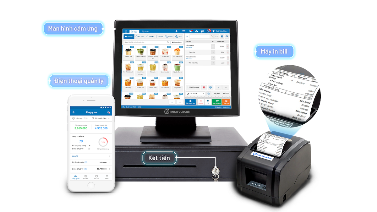 Hóa đơn điện tử khởi tạo từ máy tính tiền