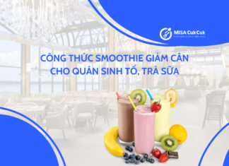 Kinh doanh quán sinh tố không thể bỏ qua 10 công thức Smoothie giảm cân sau Công thức Smoothie giảm cân