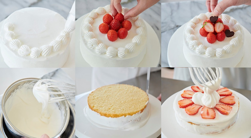 Whipping Cream dùng để trang trí bánh