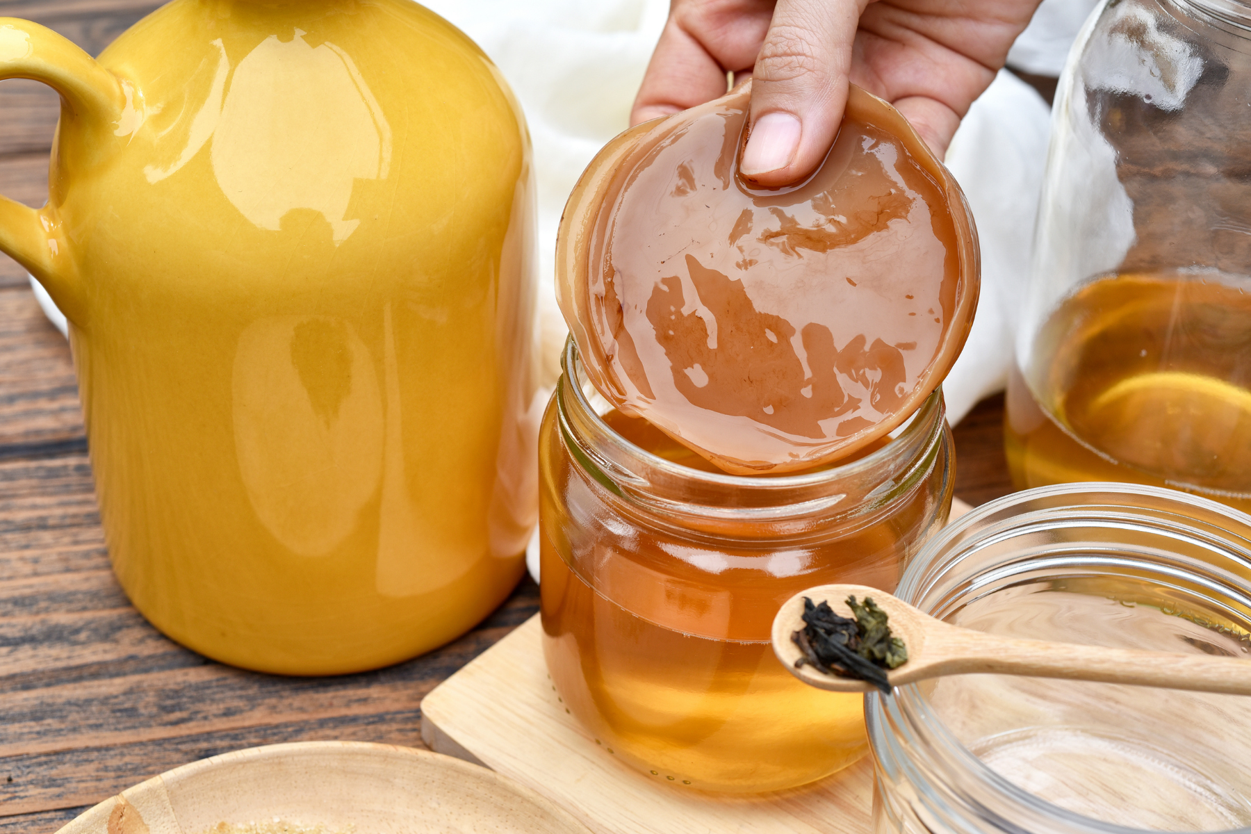 cách làm kombucha