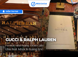 Bánh mì kẹp thịt Gucci và cafe Latte Ralph Lauren thu hút khách hàng trẻ