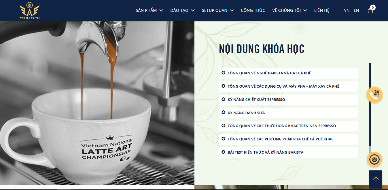 Học pha chế Hồ Chí Minh tại WOA