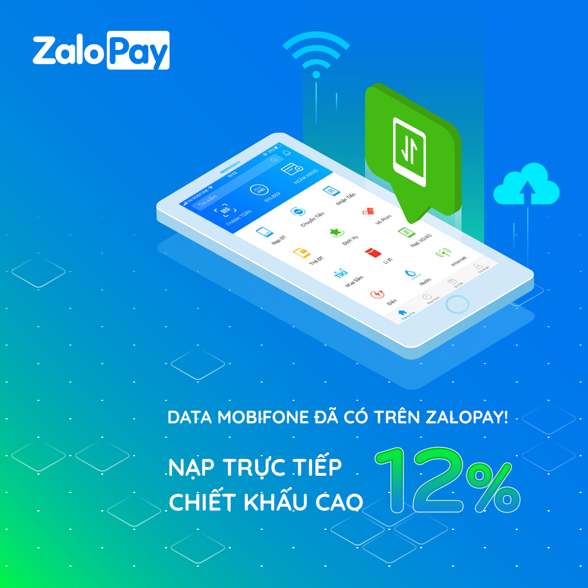 Dễ dàng đăng ký 4G qua ZaloPay