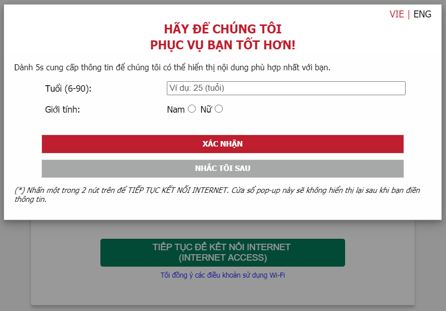 Wifi Marketing giúp thu thập dữ liệu khách hàng
