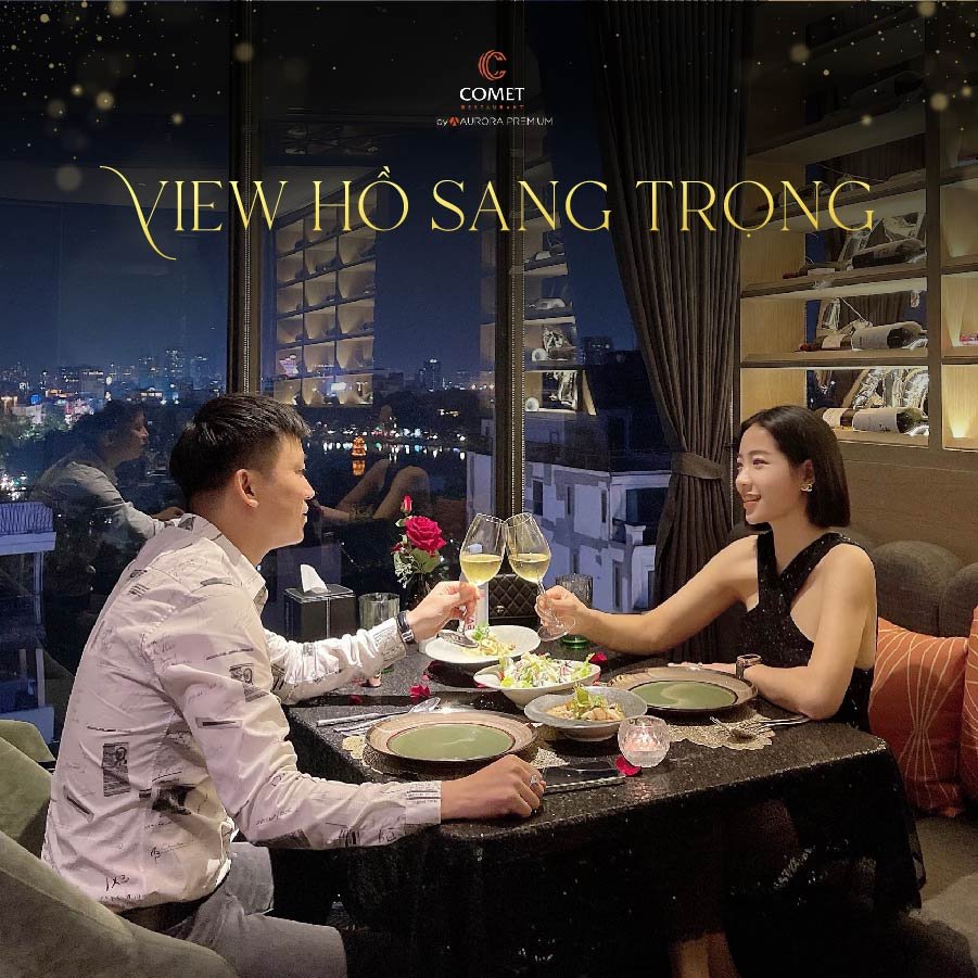 Comet Restaurant nhà hàng lãng mạn ở Hà Nội