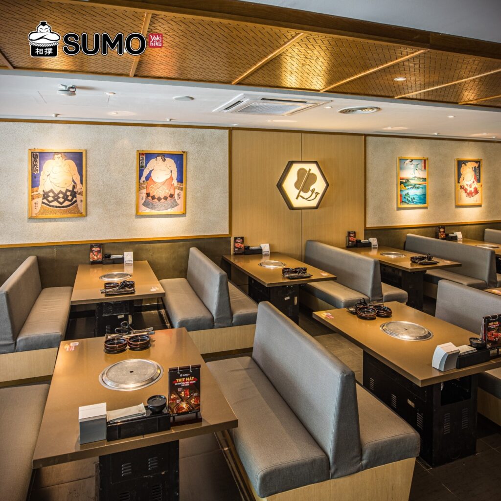 Không gian nhà hàng Sumo BBQ - Golden Gate Restaurant 