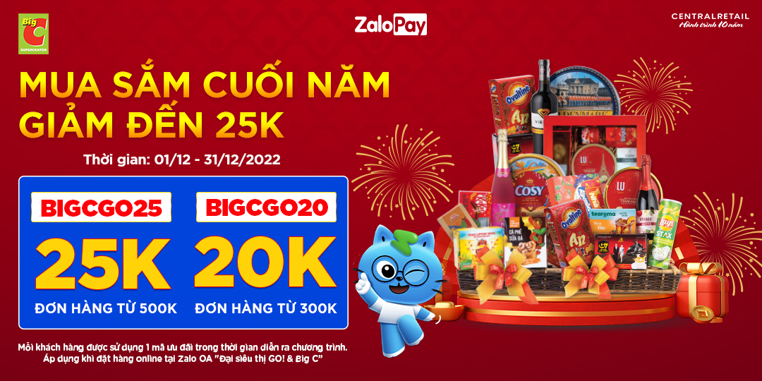 Ví điện tử ZaloPay cung cấp phương thức mua sắm trong siêu thị