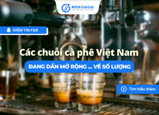 Các chuỗi cà phê Việt Nam đang dần mở rộng … về số lượng
