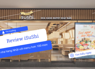 iSushi – Nhà hàng với hơn 100 món đặc sắc đến từ Nhật Bản